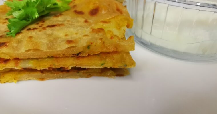 How to Make Stuffed Potato Flatbread Aloo Paratha