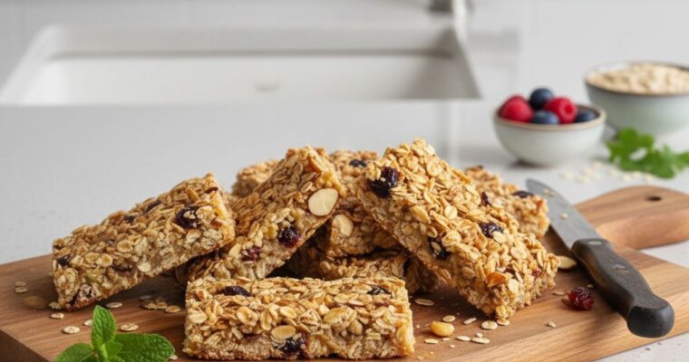 Soft and Chewy Homemade Granola Bars